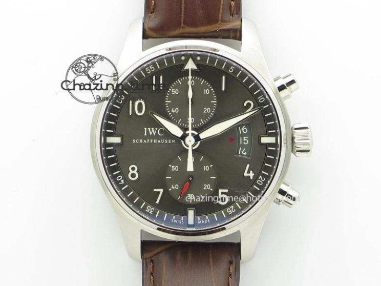 MIROTIME 0101 RelaxedFit Big Pilot Real PR IW500435 “Muhammad Ali” ZF Best Edition On Black Leather Strap A 7295
